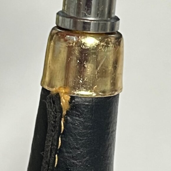 VTG Leather Wine Opener Corkscrew White Horse Blended Scotch Advertising 6.5" - Picture 15 of 15